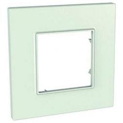 Рамка 1-ая Schneider Electric Unica Quadro Матовое стекло MGU2.702.17