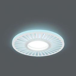 Светильник Gauss Backlight BL136 круглый/узор белый Gu5.3 3W LED 4000K
