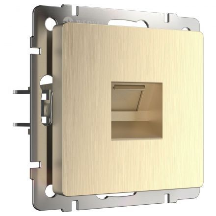 Розетка компьютерная Werkel RJ-45 W1181010 шампань рифленый (WL10-RJ-45)