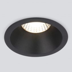 Встраиваемый точечный светодиодный светильник Elektrostandard 15266/LED 7W 4200K черный
