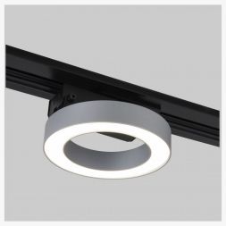 Трековый светодиодный светильник для однофазного шинопровода Spila 12W 4200K Elektrostandard 85079/01 серебряный