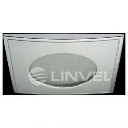Светильник встраиваемый Linvel ELC-1403 PC/CH квадратный влагозащ под MR-16 IP65