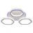 Светодиодная люстра Profit Light 8046/3 WHT