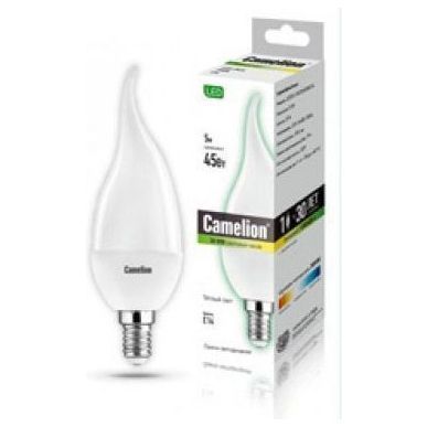 Лампа светодиодная Camelion LED5-CW35/845/E14
