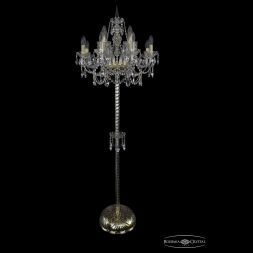 Торшер Bohemia Ivele Crystal 1411T2/8+4/195-170/G