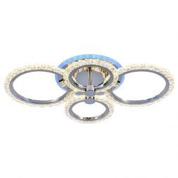 Потолочный светодиодный светильник 18027/4 CHR 76W+8W RGB Profit Light