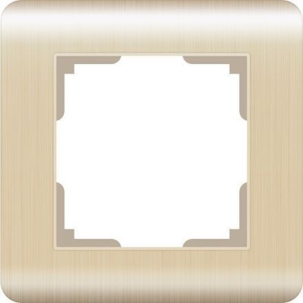 Рамка на 1 пост Werkel W0012111 шампань (WL12-Frame-01)
