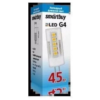 Капсульная светодиодная лампа 4,5W 6400K G4 Smartbuy SBL-G4 4_5-64K
