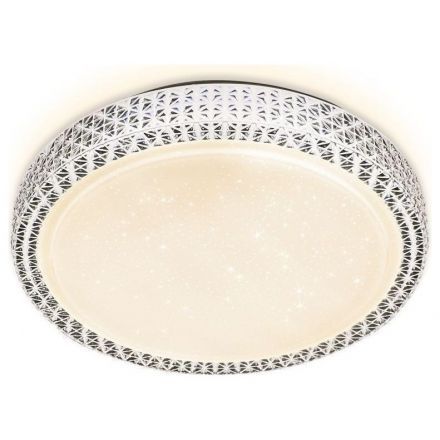Потолочный светодиодный светильник Ambrella FF85 WH CRYSTAL