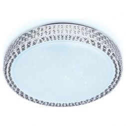 Потолочный светодиодный светильник Ambrella FF85 WH CRYSTAL