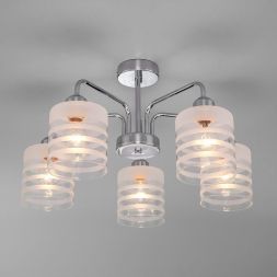 Потолочная люстра Eurosvet 30176/5 хром