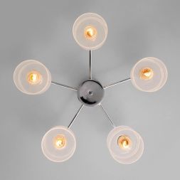 Потолочная люстра Eurosvet 30176/5 хром