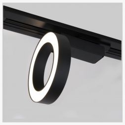 Трековый светодиодный светильник для однофазного шинопровода Spila 12W 4200K Elektrostandard 85079/01 черный