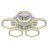 Светодиодная люстра Profit Light 8046/5 CHR