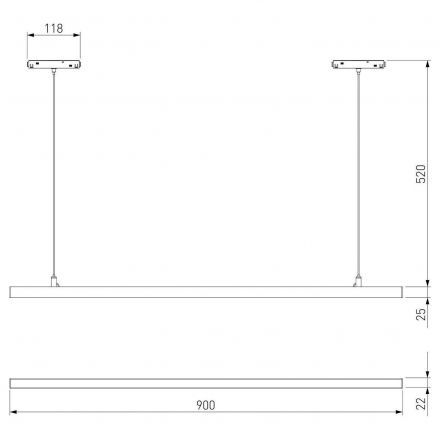 Slim Magnetic Трековый светильник 30W 4000K Milo (чёрный) Elektrostandard
