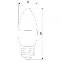 Светодиодная диммируемая лампа Dimmable 7W 4200K E27 (C35) Elektrostandard