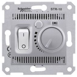 Термостат комнатный Schneider Electric Sedna Алюминий 10А