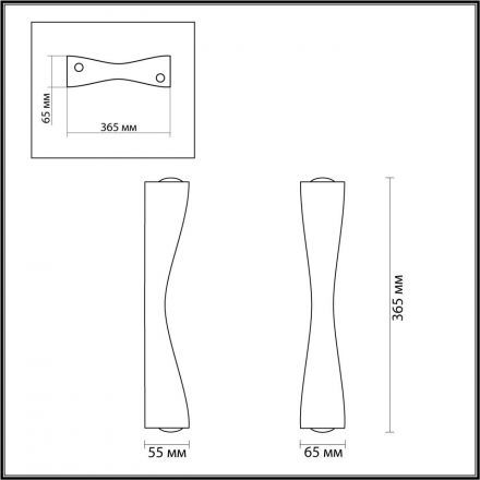 Настенный светодиодный светильник Odeon Light 4291/10WL Anika
