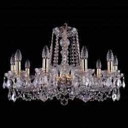 Люстра Bohemia Ivele Crystal 1402/10/240/G/Leafs