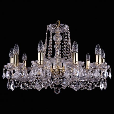 Люстра Bohemia Ivele Crystal 1402/10/240/G/Leafs