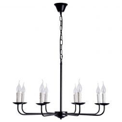 Подвесная люстра Arte Lamp A1857LM-8BK