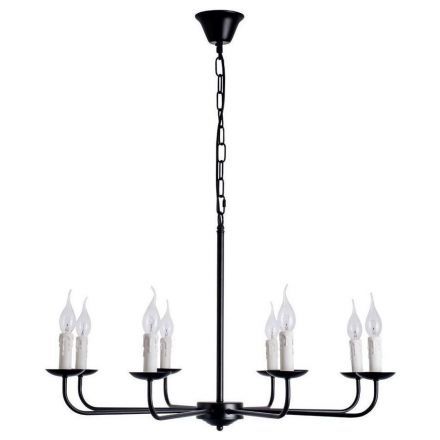Подвесная люстра Arte Lamp A1857LM-8BK