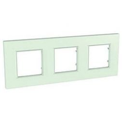 Рамка 3-ая Schneider Electric Unica Quadro Матовое стекло MGU2.706.17