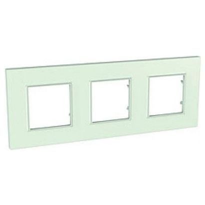 Рамка 3-ая Schneider Electric Unica Quadro Матовое стекло MGU2.706.17