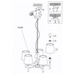 Люстра Odeon Light 2266/5