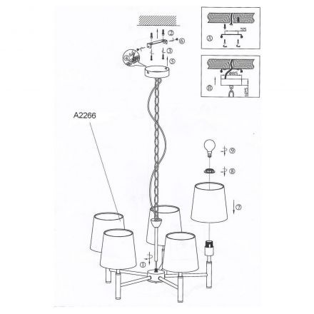 Люстра Odeon Light 2266/5
