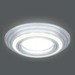 Светильник Gauss Backlight BL138 круглый хром Gu5.3 3W LED 3000K
