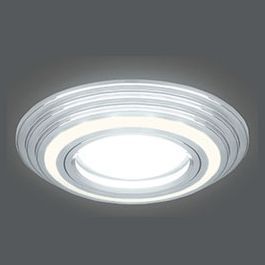 Светильник Gauss Backlight BL138 круглый хром Gu5.3 3W LED 3000K