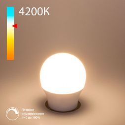 Светодиодная диммируемая лампа Dimmable 7W 4200K E27 (G45) Elektrostandard