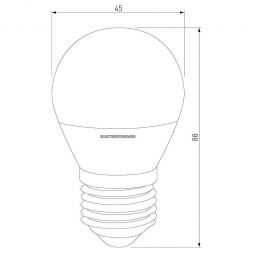 Светодиодная диммируемая лампа Dimmable 7W 4200K E27 (G45) Elektrostandard