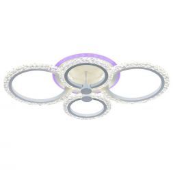 Потолочный светодиодный светильник 18027/4 WHT 76W+8W RGB Profit Light