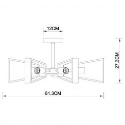 Потолочная люстра Arte Lamp A8030PL-6WH