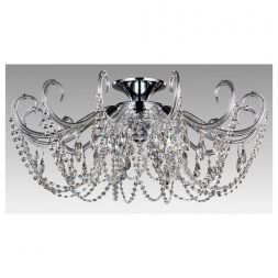 Потолочная люстра Crystal Lux Imperia PL6 Chrome/Transparente