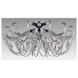 Потолочная люстра Crystal Lux Imperia PL6 Chrome/Transparente (CRYSTAL-LUX Imperia PL6 Chrome/Transparente)
