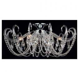 Потолочная люстра Crystal Lux Imperia PL6 Chrome/Transparente
