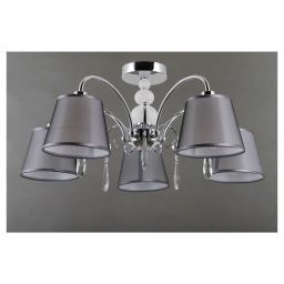 Светильник потолочный Linvel LV 9361/5 Вертер Хром Е14 40W D640 H270мм (LINVEL LV 9361/5 Вертер Хром Е14 40W)