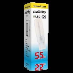 Капсульная светодиодная лампа 5,5W 3000K G9 Smartbuy SBL-G9 5_5-30K