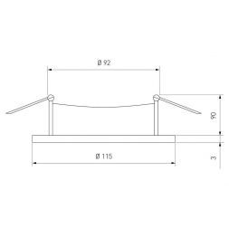 Потолочный светильник Elektrostandard 9920 LED 15W 4200K серебро