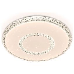 Потолочный светодиодный светильник Ambrella FF99 WH CRYSTAL