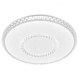 Потолочный светодиодный светильник Ambrella FF99 WH CRYSTAL