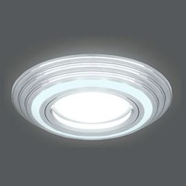 Светильник Gauss Backlight BL139 круглый хром Gu5.3 3W LED 4000K