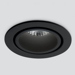 Встраиваемый точечный светодиодный светильник Elektrostandard 15267/LED 7W 4200K черный