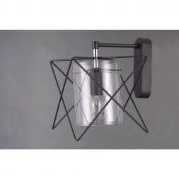 Бра Linvel LB 9215/1 Модесто Черный/хром E14 40W
