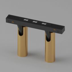 Slim Magnetic Трековый светильник 14W 4200K Dual (латунь) 85046/01 Elektrostandard