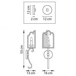 Бра Lightstar Castello 744617