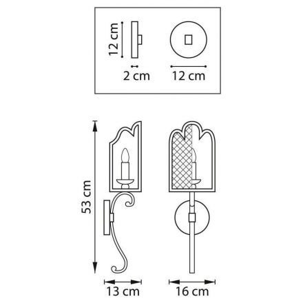 Бра Lightstar Castello 744617